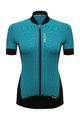 SANTINI Cyklistický dres s krátkým rukávem - BRIO LADY  - modrá/černá