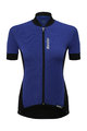 SANTINI Cyklistický dres s krátkým rukávem - BRIO LADY  - modrá/černá