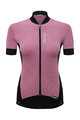 SANTINI Cyklistický dres s krátkým rukávem - BRIO LADY  - růžová/černá