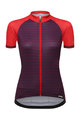 SANTINI Cyklistický dres s krátkým rukávem - RITMO LADY - červená