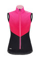SANTINI Cyklistická vesta - REDUX GENIO LADY - černá/růžová