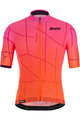 SANTINI Cyklistický dres s krátkým rukávem - TONO PURO - růžová/bordó/oranžová