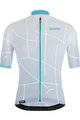 SANTINI Cyklistický dres s krátkým rukávem - TONO PURO - bílá/světle modrá