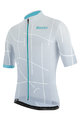 SANTINI Cyklistický dres s krátkým rukávem - TONO PURO - bílá/světle modrá