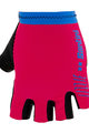 SANTINI Cyklistické rukavice krátkoprsté - LUCE - růžová/modrá