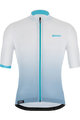 SANTINI Cyklistický dres s krátkým rukávem - KARMA LUCE - světle modrá/bílá
