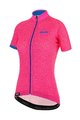 SANTINI Cyklistický dres s krátkým rukávem - GIADA HIP LADY - modrá/růžová
