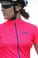 SANTINI Cyklistický dres s krátkým rukávem - GIADA HIP LADY - modrá/růžová