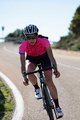 SANTINI Cyklistický dres s krátkým rukávem - GIADA POP LADY - růžová/modrá