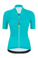 SANTINI Cyklistický dres s krátkým rukávem - UCI RAINBOW LADY - světle modrá
