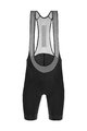 SANTINI Cyklistické kalhoty krátké s laclem - KARMA DELTA - černá