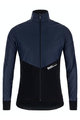 SANTINI Cyklistická větruodolná bunda - REDUX VIGOR - modrá/černá