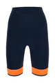 SANTINI Cyklistické kalhoty krátké bez laclu - GIADA LUX LADY - oranžová/modrá
