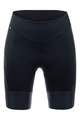 SANTINI Cyklistický krátký dres a krátké kalhoty - SLEEK RAGGIO LADY - černá/růžová