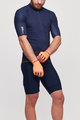 SANTINI Cyklistický dres s krátkým rukávem - COLORE - modrá