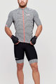 SANTINI Cyklistický krátký dres a krátké kalhoty - KARMA KITE - černá/bílá