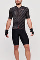 SANTINI Cyklistický krátký dres a krátké kalhoty - SLEEK DINAMO - bílá/černá