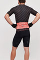 SANTINI Cyklistický dres s krátkým rukávem - SLEEK DINAMO - černá/červená