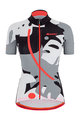 SANTINI Cyklistický krátký dres a krátké kalhoty - GIADA MAUI LADY - černá/bílá/šedá