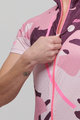 SANTINI Cyklistický dres s krátkým rukávem - GIADA MAUI LADY - vícebarevná/růžová