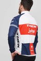 SANTINI Cyklistická větruodolná bunda - TREK SEGAFREDO 2021 - červená/bílá/modrá