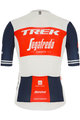 SANTINI Cyklistický dres s krátkým rukávem - TREK SEGAFREDO 2021 - bílá/modrá/červená