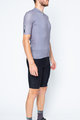 SANTINI Cyklistický krátký dres a krátké kalhoty - COLORE - šedá/černá