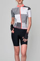SANTINI Cyklistický krátký dres a krátké kalhoty - TONO SFERA LADY - bílá/černá