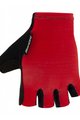 SANTINI Cyklistické rukavice krátkoprsté - CUBO  - červená