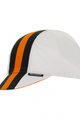 SANTINI Cyklistická čepice - BENGAL - černá/bílá/oranžová