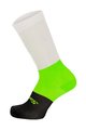 SANTINI Cyklistické ponožky klasické - BENGAL - černá/bílá/zelená
