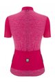 SANTINI Cyklistický krátký dres a krátké kalhoty - COLORE PURO LADY - černá/růžová