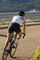 SANTINI Cyklistický dres s krátkým rukávem - TONO PROFILO LADY - bílá/černá