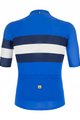 SANTINI Cyklistický dres s krátkým rukávem - SLEEK BENGAL - bílá/modrá