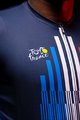 SANTINI Cyklistický dres s krátkým rukávem - TOUR DE FRANCE 2022 - bílá/červená/modrá