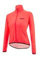 SANTINI Cyklistická větruodolná bunda - NEBULA WINDPROOF W - růžová