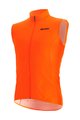 SANTINI Cyklistická vesta - NEBULA WINDPROOF - oranžová