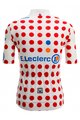 SANTINI Cyklistický dres s krátkým rukávem - TOUR DE FRANCE 2024 - červená/bílá