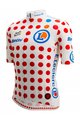 SANTINI Cyklistický dres s krátkým rukávem - TOUR DE FRANCE 2023 - červená/bílá