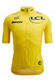 SANTINI Cyklistický dres s krátkým rukávem - TOUR DE FRANCE 2024 - žlutá