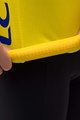 SANTINI Cyklistický dres s krátkým rukávem - TOUR DE FRANCE 2024 - žlutá