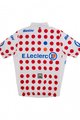 SANTINI Cyklistický dres s krátkým rukávem - TOUR DE FRANCE - bílá/červená