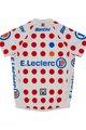 SANTINI Cyklistický dres s krátkým rukávem - TOUR DE FRANCE 2024 - červená/bílá