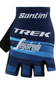 SANTINI Cyklistické rukavice krátkoprsté - TREK 2019 RACE LADY - černá/modrá