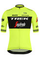 SANTINI Cyklistický dres s krátkým rukávem - TREK 2019 BLEND - žlutá/černá