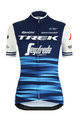 SANTINI Cyklistický dres s krátkým rukávem - TREK 2019 BLEND LADY - modrá/bílá