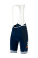 SANTINI Cyklistické kalhoty krátké s laclem - TREK SEGAFREDO 2020 - modrá