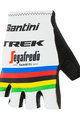 SANTINI Cyklistické rukavice krátkoprsté - TREK SEGAFREDO 2020 - bílá/vícebarevná