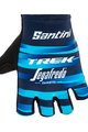 SANTINI Cyklistické rukavice krátkoprsté - TREK 2020 LADY - modrá/černá