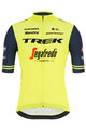 SANTINI Cyklistický dres s krátkým rukávem - TREK SEGAFREDO 2020 - černá/žlutá